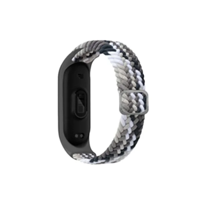 Mey İthalat®  Xiaomi Mi Band 6 Star Kordon - Gri-Siyah