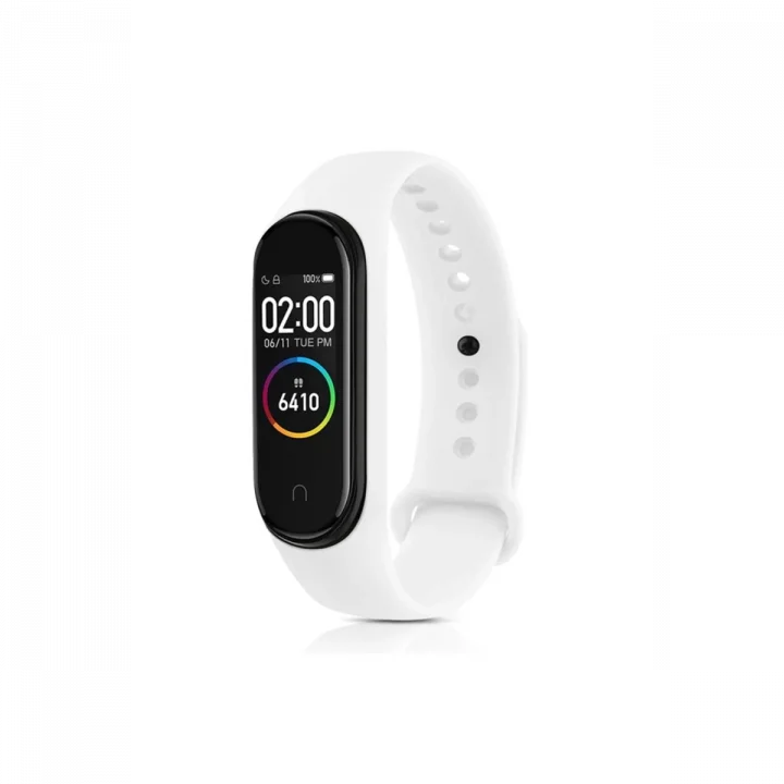 Mey İthalat®  Xiaomi Mi Band 7 Klasik Kordon - Beyaz