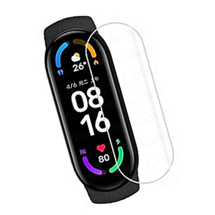 Mey İthalat®  Xiaomi Mi Band 8 Polymer Nano Ekran Koruyucu - Şeffaf