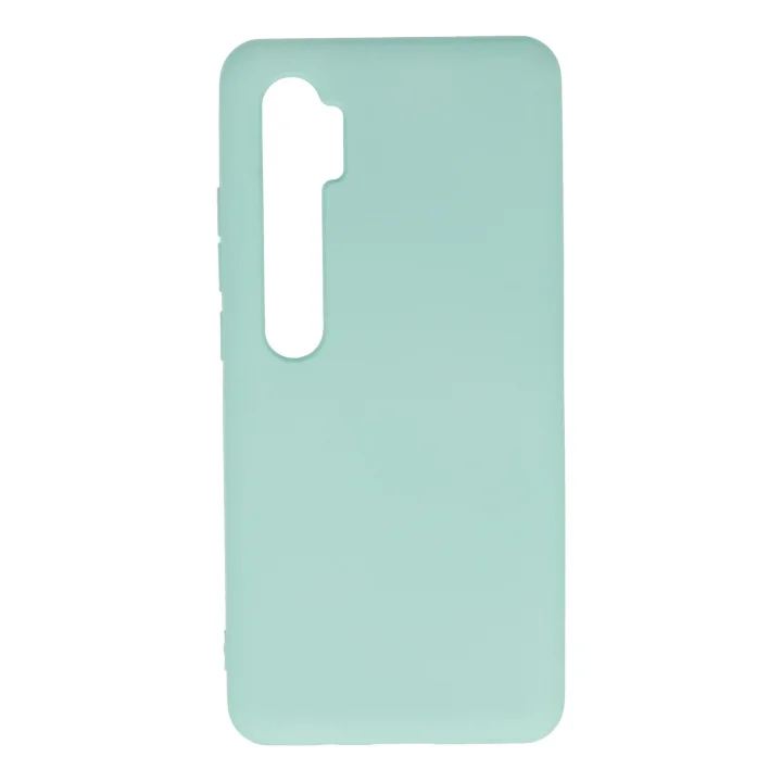 Mey İthalat®  Xiaomi Mi Note 10 Lite Kılıf Nano içi Kadife Silikon - Turkuaz