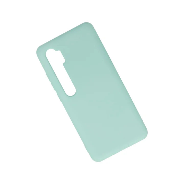 Mey İthalat®  Xiaomi Mi Note 10 Lite Kılıf Nano içi Kadife Silikon - Turkuaz
