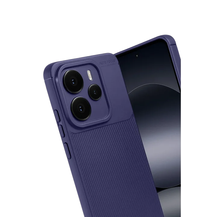 Mey İthalat®  Xiaomi Note 14 5G Auto Focus Karbon Kapak - Lacivert