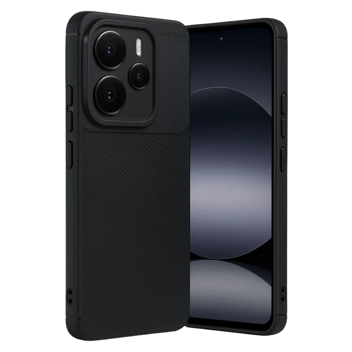 Mey İthalat®  Xiaomi Note 14 5G Auto Focus Karbon Kapak - Siyah