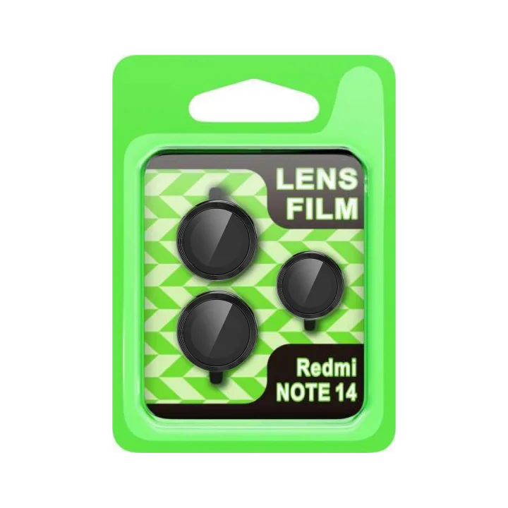 Mey İthalat®  Xiaomi Note 14 5G Raze Metal Kamera Lens - Siyah