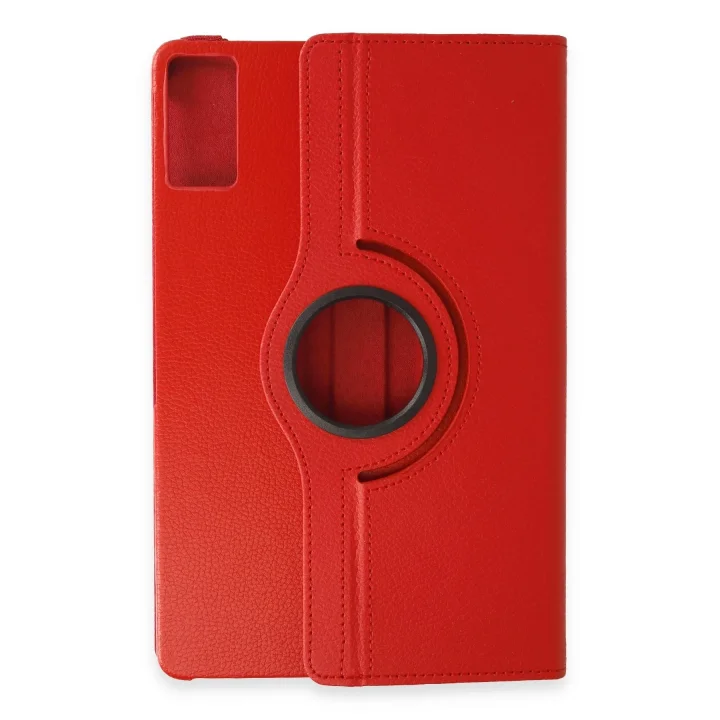 Mey İthalat®  Xiaomi Pad 6 Kılıf 360 Tablet Deri Kılıf - Kırmızı