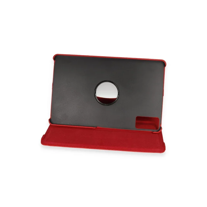 Mey İthalat®  Xiaomi Pad 6 Kılıf 360 Tablet Deri Kılıf - Kırmızı