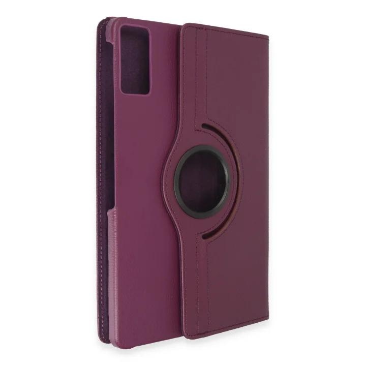 Mey İthalat®  Xiaomi Pad 6 Kılıf 360 Tablet Deri Kılıf - Mürdüm