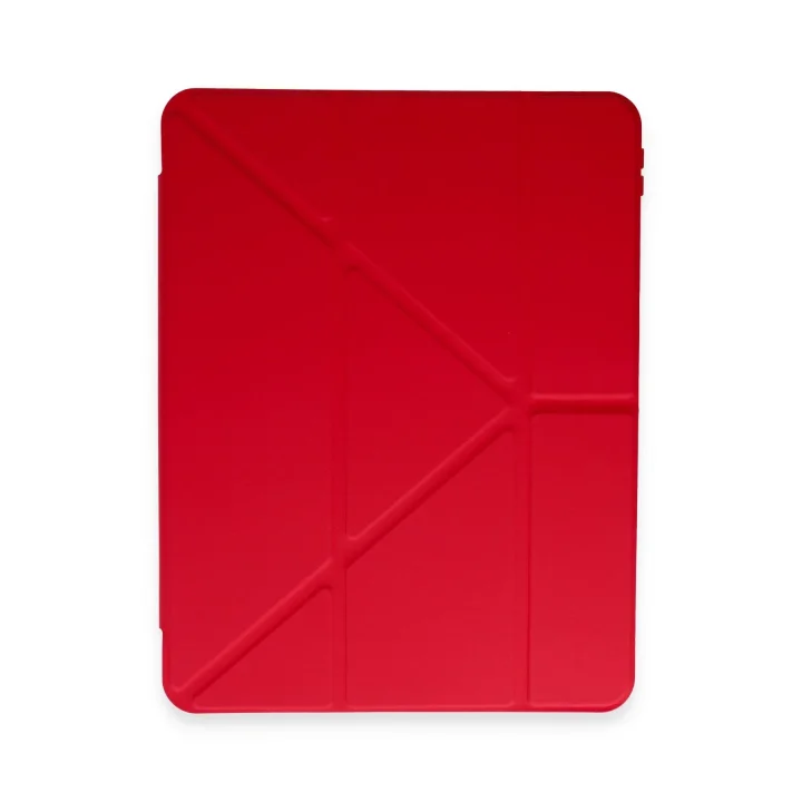 Mey İthalat®  Xiaomi Pad 6 Kılıf Kalemlikli Mars Tablet Kılıfı - Kırmızı