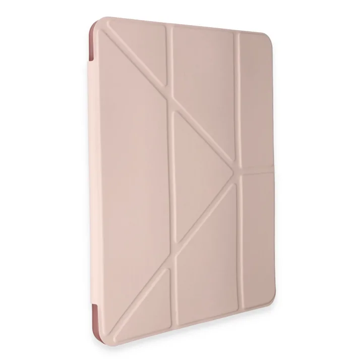 Mey İthalat®  Xiaomi Pad 6 Kılıf Kalemlikli Mars Tablet Kılıfı - Rose Gold