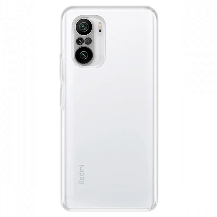 Mey İthalat®  Xiaomi Poco F3 Kılıf Deluxe 2mm Şeffaf Silikon - Şeffaf