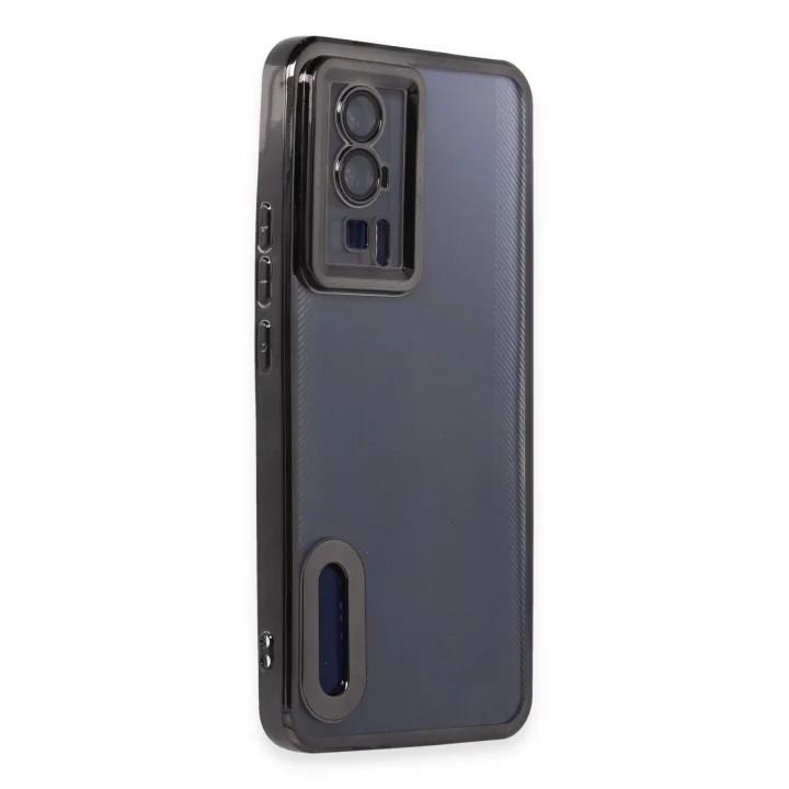 Mey İthalat®  Xiaomi Poco F5 Pro Kılıf Slot Silikon - Siyah