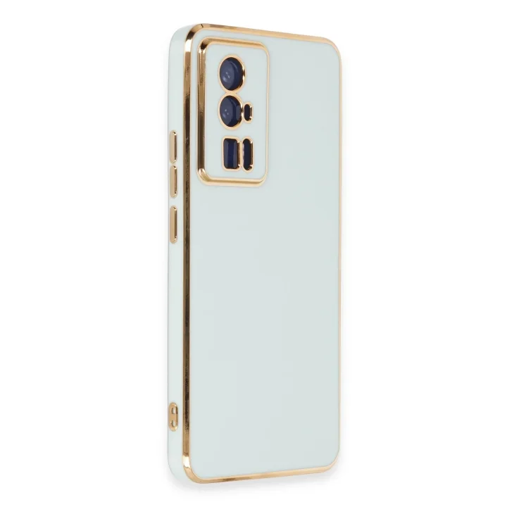 Mey İthalat®  Xiaomi Poco F5 Pro Kılıf Volet Silikon - Açık Yeşil