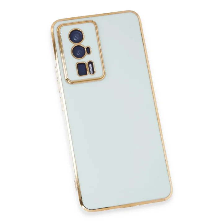 Mey İthalat®  Xiaomi Poco F5 Pro Kılıf Volet Silikon - Açık Yeşil