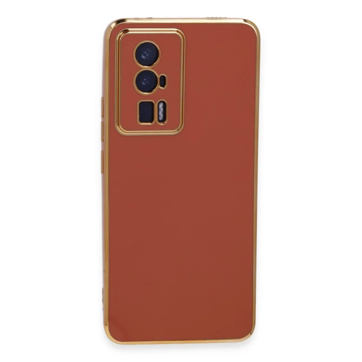 Mey İthalat®  Xiaomi Poco F5 Pro Kılıf Volet Silikon - Kırmızı