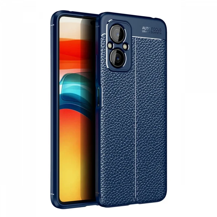 Mey İthalat®  Xiaomi Poco M5 Kılıf Auto Focus Kapak - Lacivert