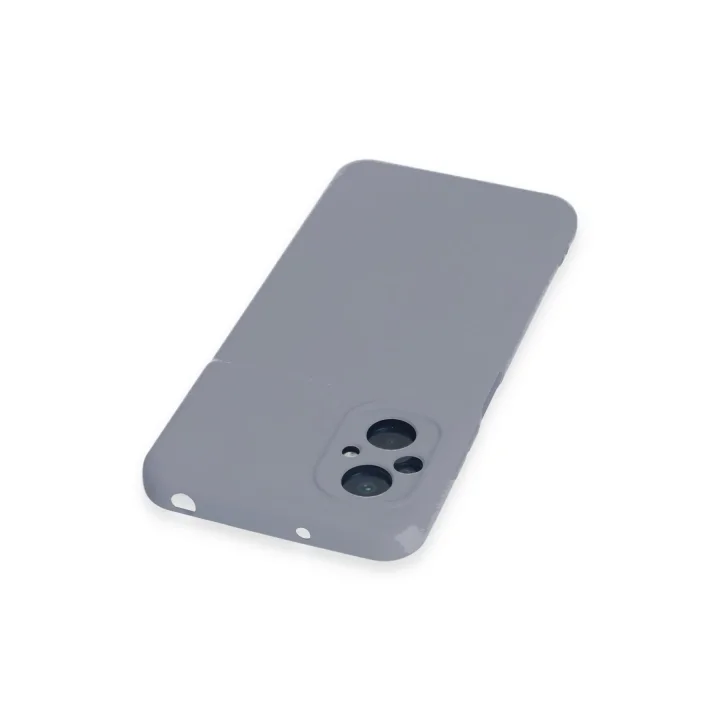 Mey İthalat®  Xiaomi Poco M5 Kılıf Nano içi Kadife Silikon - Gri