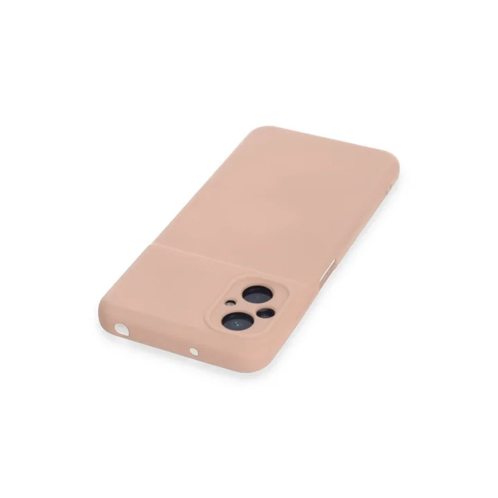 Mey İthalat®  Xiaomi Poco M5 Kılıf Nano içi Kadife Silikon - Pudra