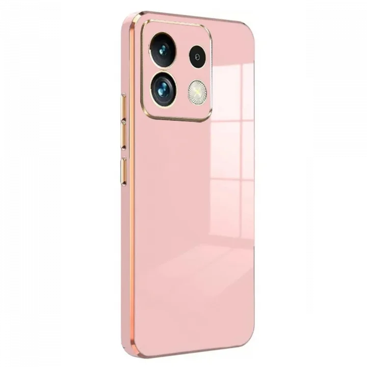 Mey İthalat®  Xiaomi Poco M6 Pro 4G Kılıf Volet Silikon - Pembe