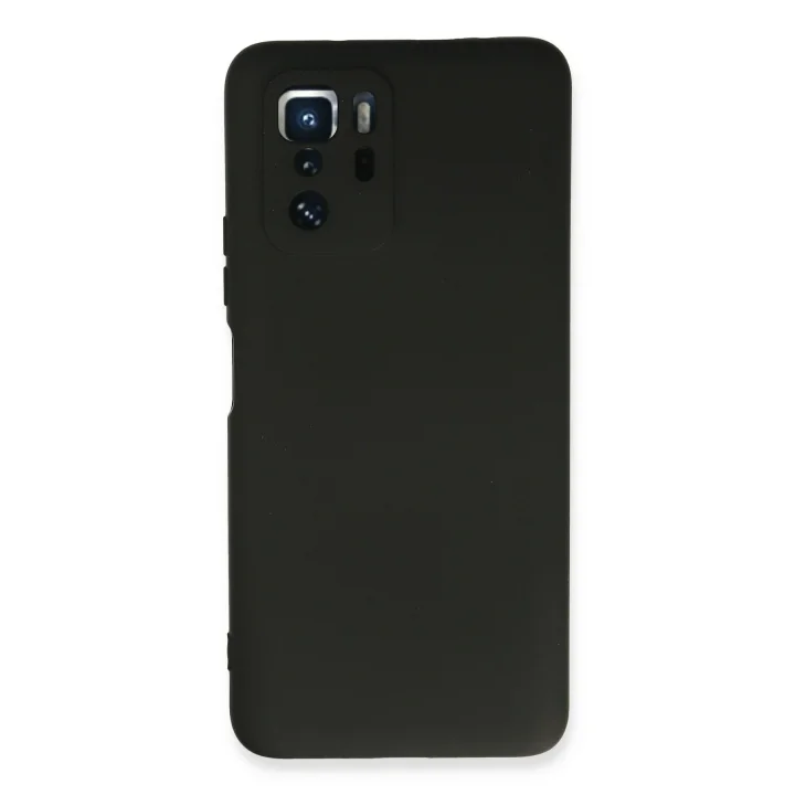 Mey İthalat®  Xiaomi Poco X3 GT Kılıf Nano içi Kadife Silikon - Siyah