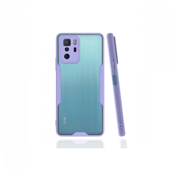 Mey İthalat®   Poco X3 GT Kılıf Platin Silikon - Lila