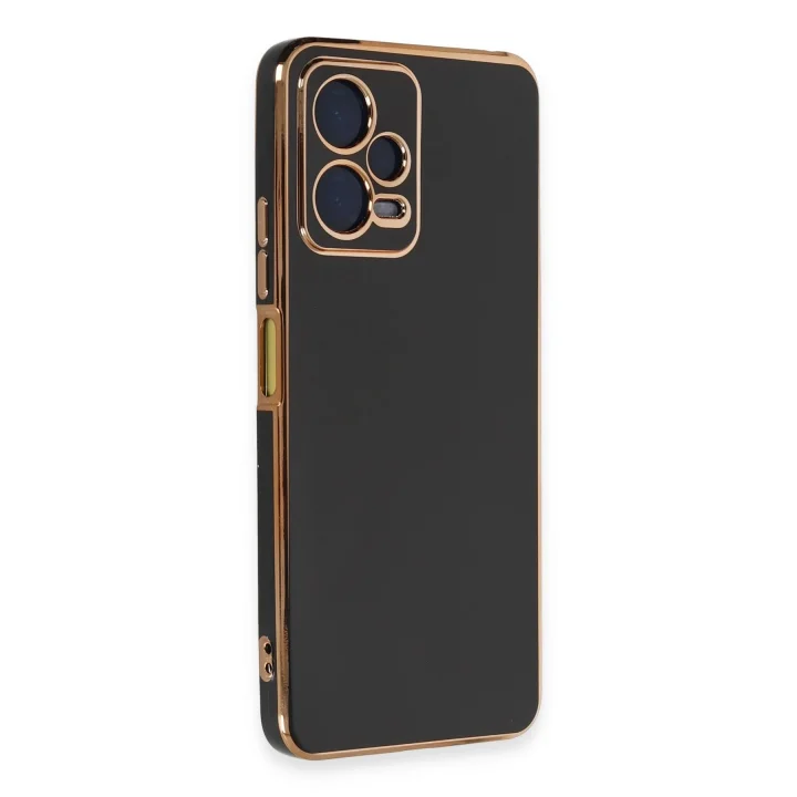 Mey İthalat®  Xiaomi Poco X5 5G Kılıf Volet Silikon - Siyah