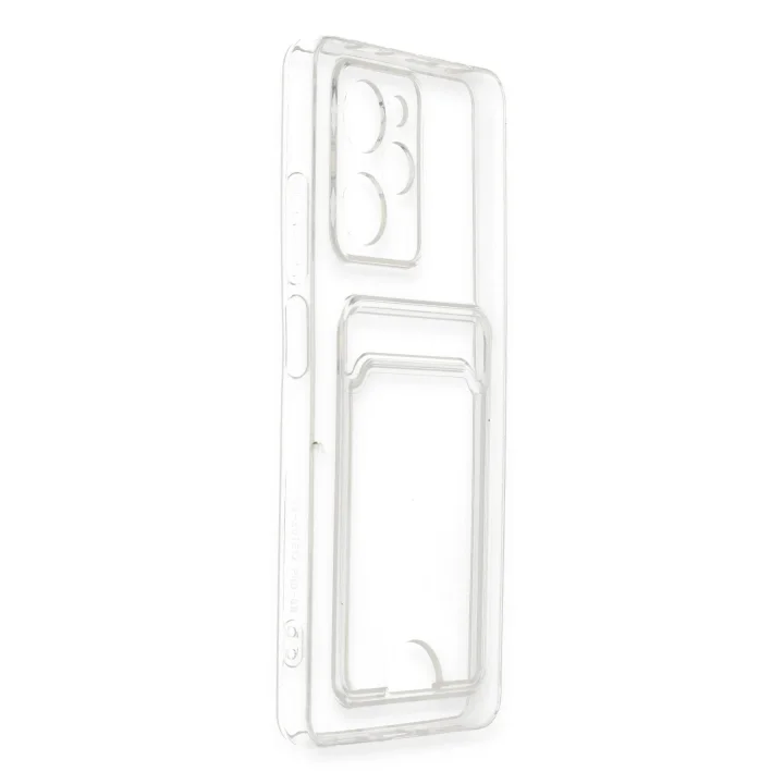 Mey İthalat®  Xiaomi Poco X5 Pro 5G Kılıf Kart Şeffaf Silikon - Şeffaf