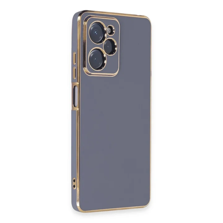 Mey İthalat®  Xiaomi Poco X5 Pro 5G Kılıf Volet Silikon - Mavi