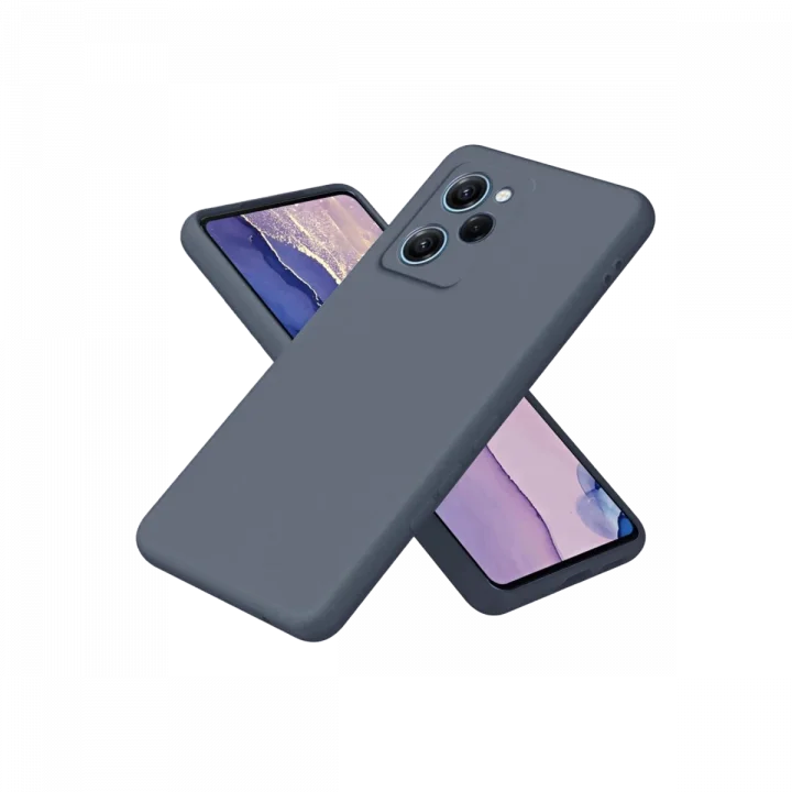 Mey İthalat®  Xiaomi Poco X5 Pro 5G Nano içi Kadife Silikon - Gri