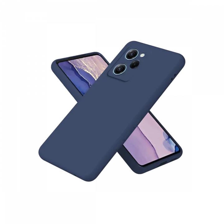 Mey İthalat®  Xiaomi Poco X5 Pro 5G Nano içi Kadife Silikon - Lacivert