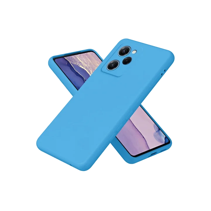 Mey İthalat®  Xiaomi Poco X5 Pro 5G Nano içi Kadife Silikon - Mavi