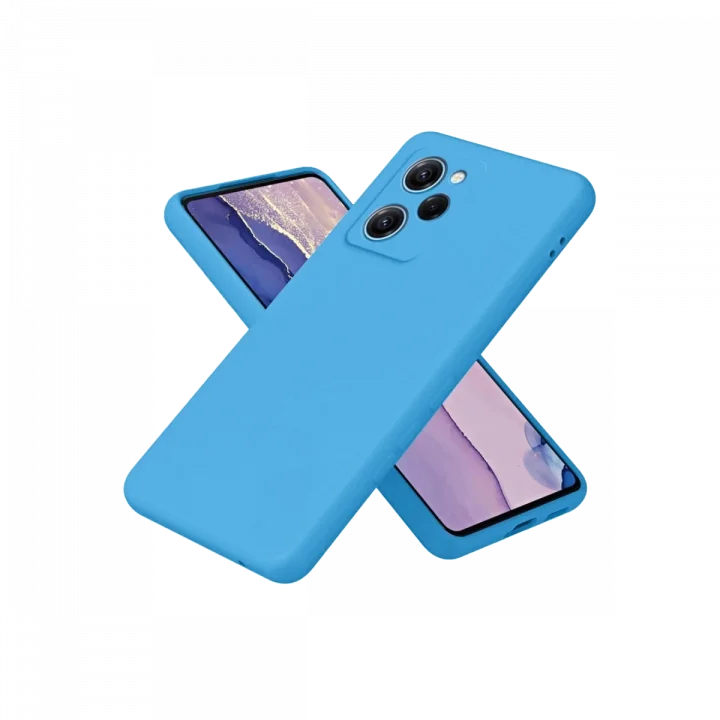 Mey İthalat®  Xiaomi Poco X5 Pro 5G Nano içi Kadife Silikon - Mavi