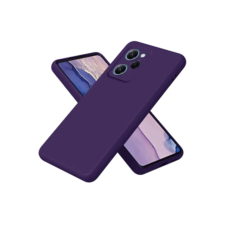 Mey İthalat®  Xiaomi Poco X5 Pro 5G Nano içi Kadife Silikon - Mor