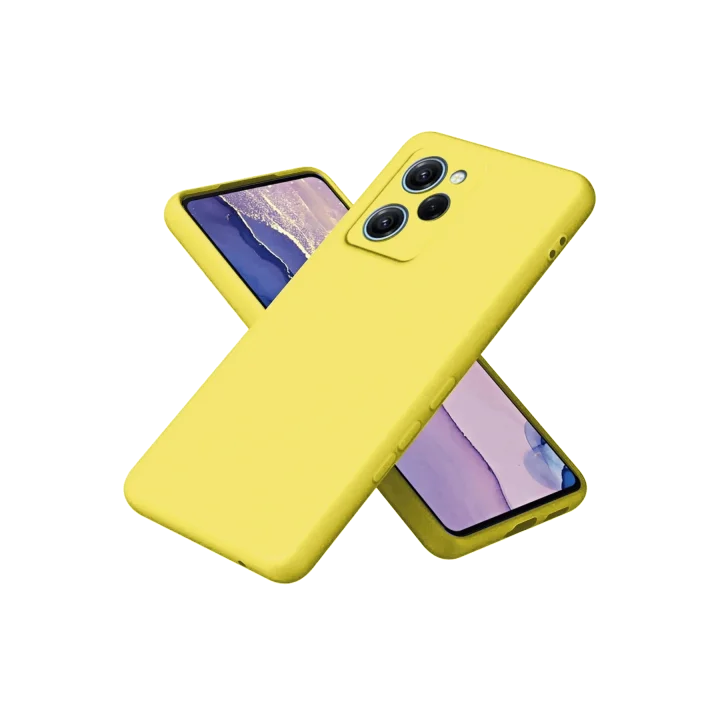 Mey İthalat®  Xiaomi Poco X5 Pro 5G Nano içi Kadife Silikon - Sarı