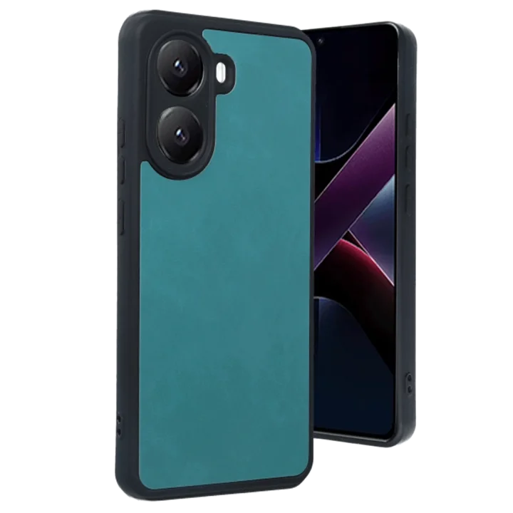 Mey İthalat®  Xiaomi Poco X7 Pro Kılıf Aras Deri Kapak - Açık Yeşil