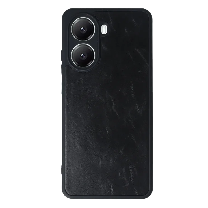 Mey İthalat®  Xiaomi Poco X7 Pro Kılıf Aras Deri Kapak - Siyah