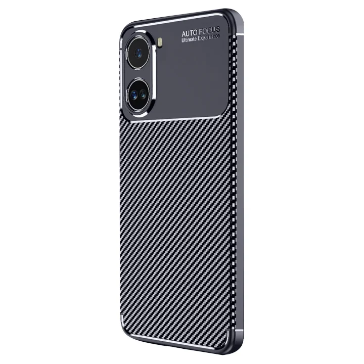 Mey İthalat®  Xiaomi Poco X7 Pro Kılıf Auto Focus Karbon Kapak - Lacivert