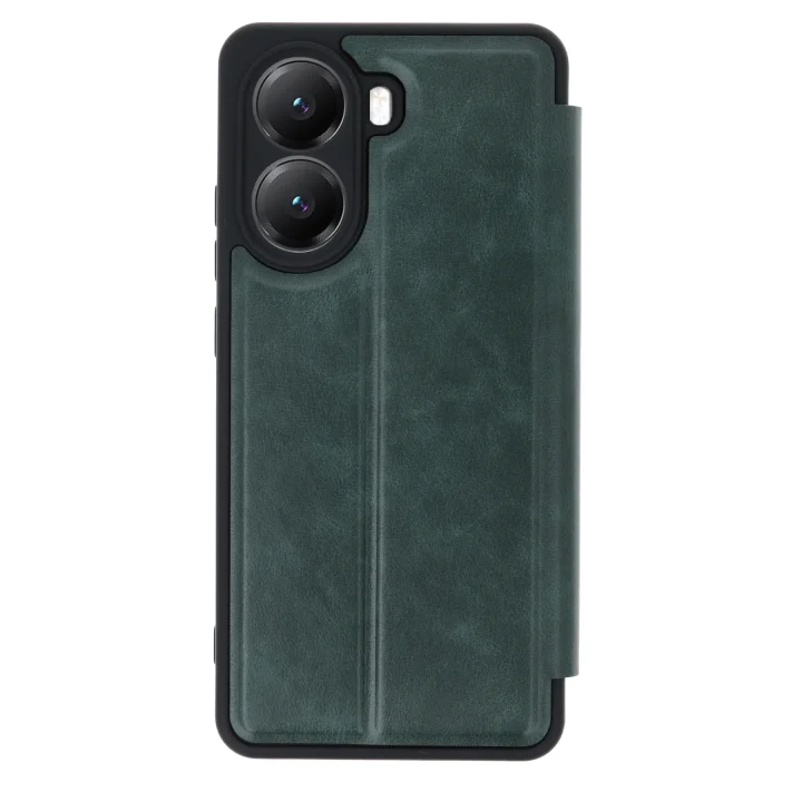 Mey İthalat®  Xiaomi Poco X7 Pro Kılıf Flip Cover - Koyu Yeşil