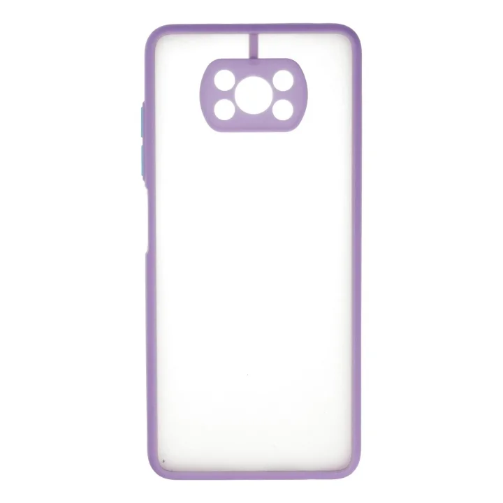 Mey İthalat®  Xiaomi Pocophone X3 Kılıf Montreal Silikon Kapak - Mor