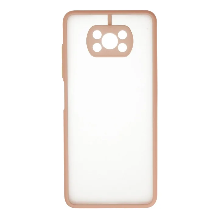 Mey İthalat®  Xiaomi Pocophone X3 Kılıf Montreal Silikon Kapak - Pembe