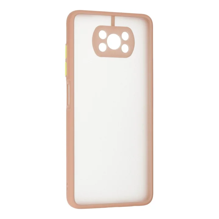 Mey İthalat®  Xiaomi Pocophone X3 Kılıf Montreal Silikon Kapak - Pembe