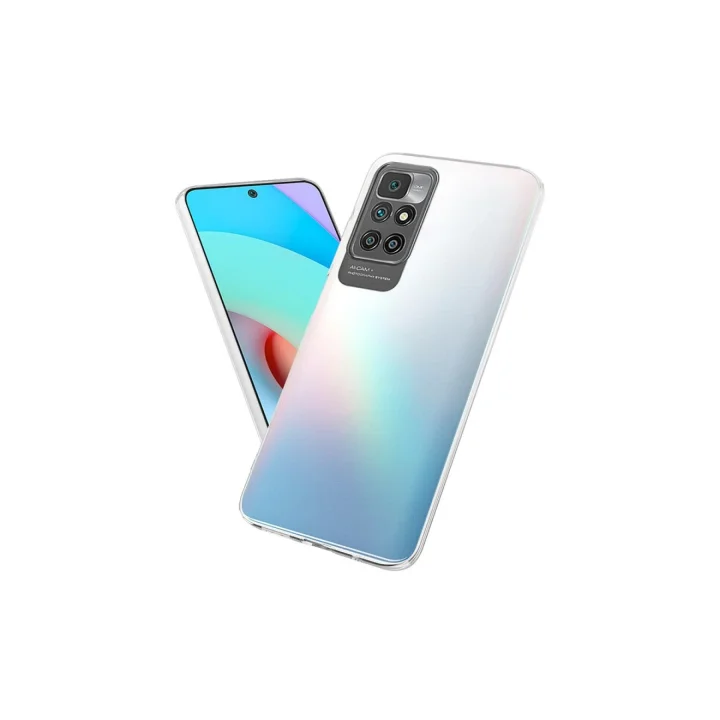 Mey İthalat®   Redmi 10 2022 Kılıf Lüx Şeffaf Silikon