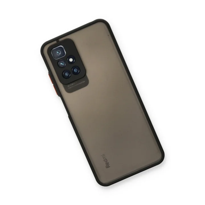 Mey İthalat®  Xiaomi Redmi 10 2022 Kılıf Montreal Silikon Kapak - Siyah