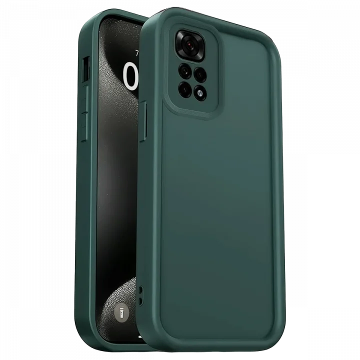 Mey İthalat®  Xiaomi Redmi 10 2022 Kılıf Viera Silikon - Koyu Yeşil
