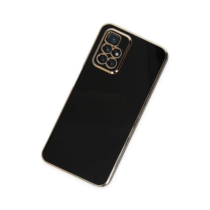 Mey İthalat®  Xiaomi Redmi 10 2022 Kılıf Volet Silikon - Siyah