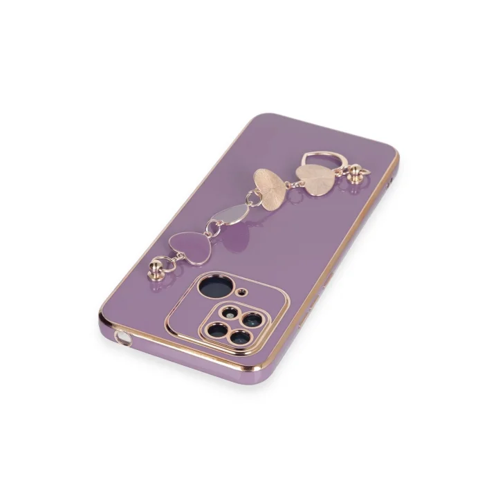 Mey İthalat®  Xiaomi Redmi 10C Kılıf Esila Silikon - Mor