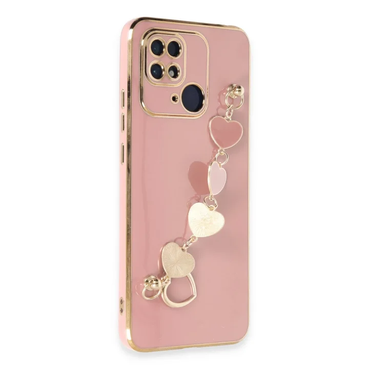 Mey İthalat®  Xiaomi Redmi 10C Kılıf Esila Silikon - Pudra