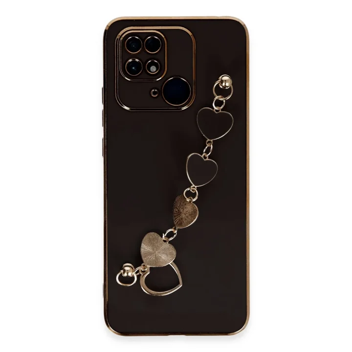 Mey İthalat®  Xiaomi Redmi 10C Kılıf Esila Silikon - Siyah