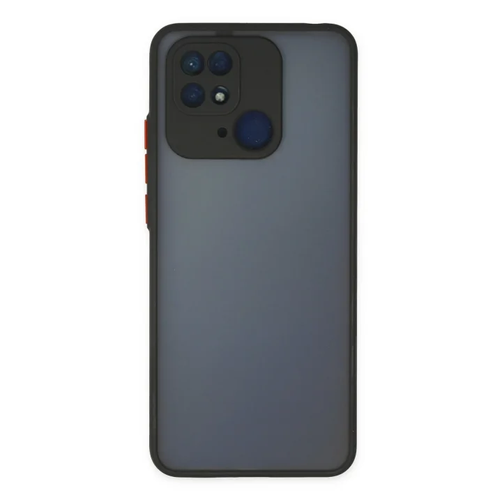 Mey İthalat®  Xiaomi Redmi 10C Kılıf Montreal Silikon Kapak - Siyah