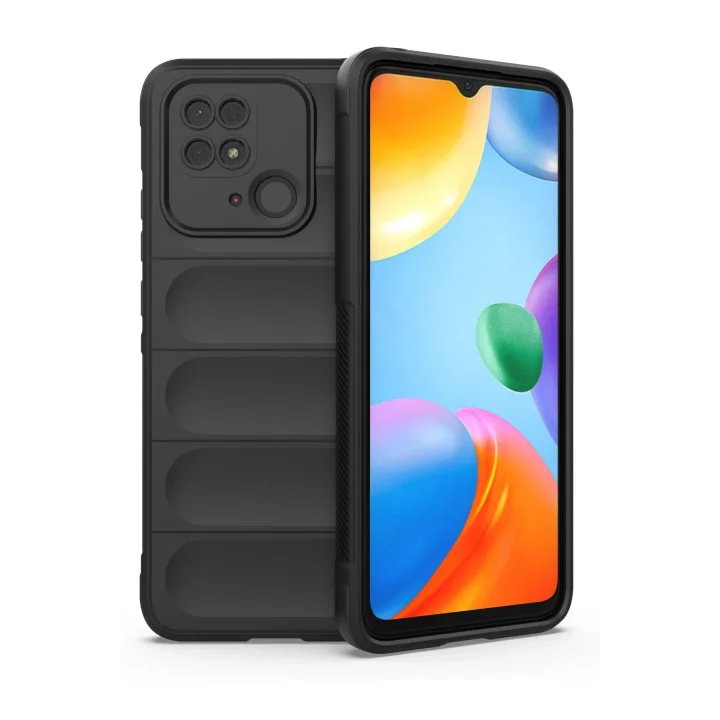 Mey İthalat®  Xiaomi Redmi 10C Kılıf Optimum Silikon - Siyah