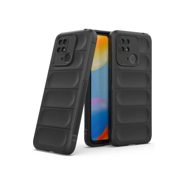 Mey İthalat®  Xiaomi Redmi 10C Kılıf Optimum Silikon - Siyah